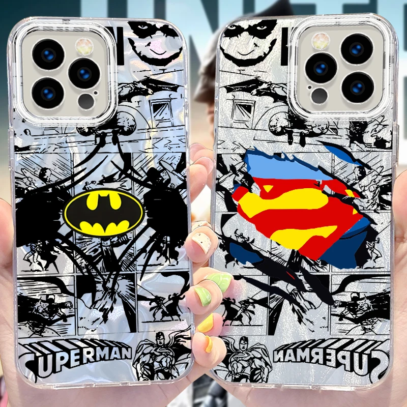 جراب هاتف Camlet S-Superhero-B-Batman ، غطاء مقاوم للغبار ، آيفون 16 15 14 13 12 11 برو ماكس XR XS X 8 7 6S 6 Plus SE #1