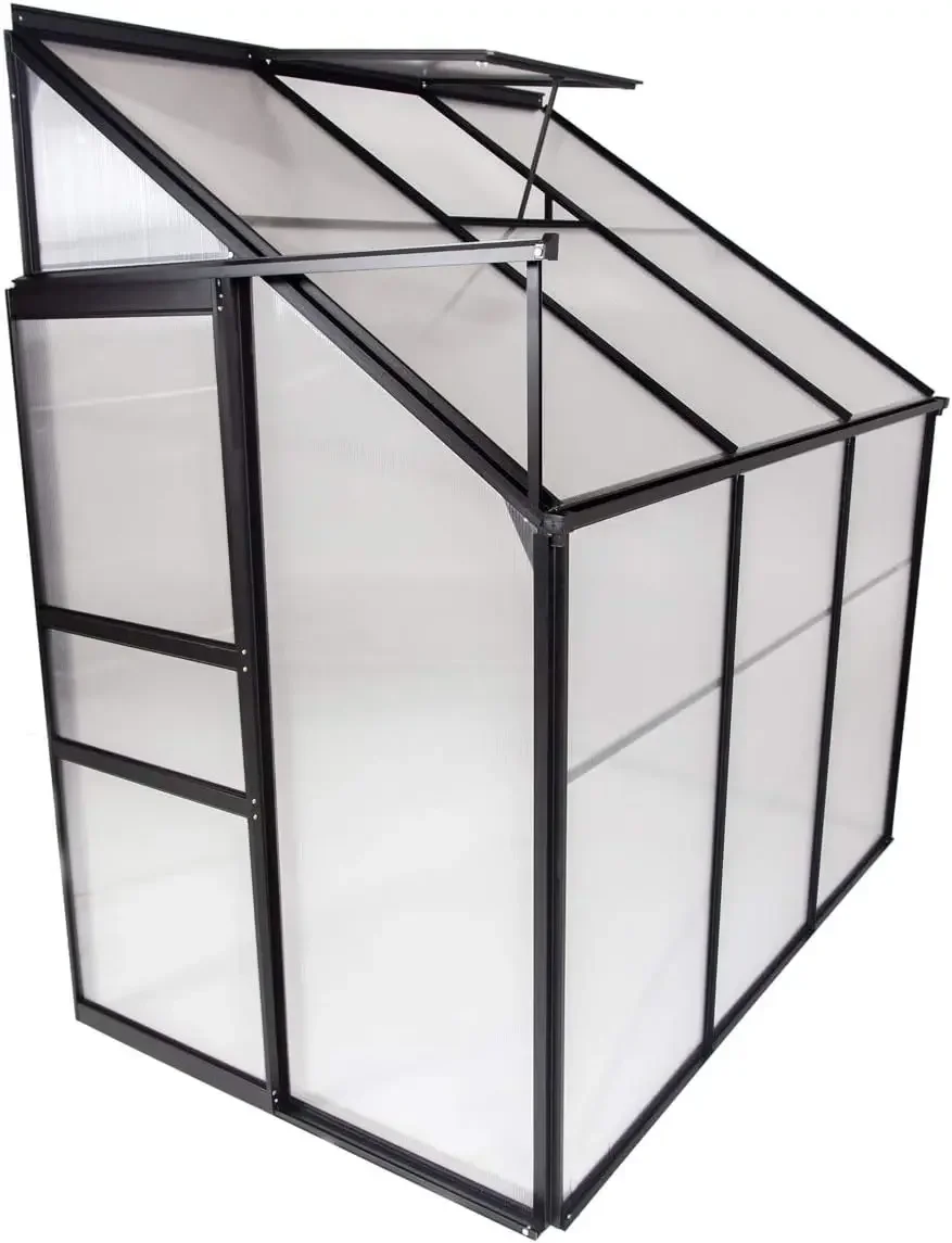 

Small Greenhouses for Outdoors-Portable Walk in Large Greenhouse Kit for Plants - 4X6 Green Houses for Outside-Polycarbonate