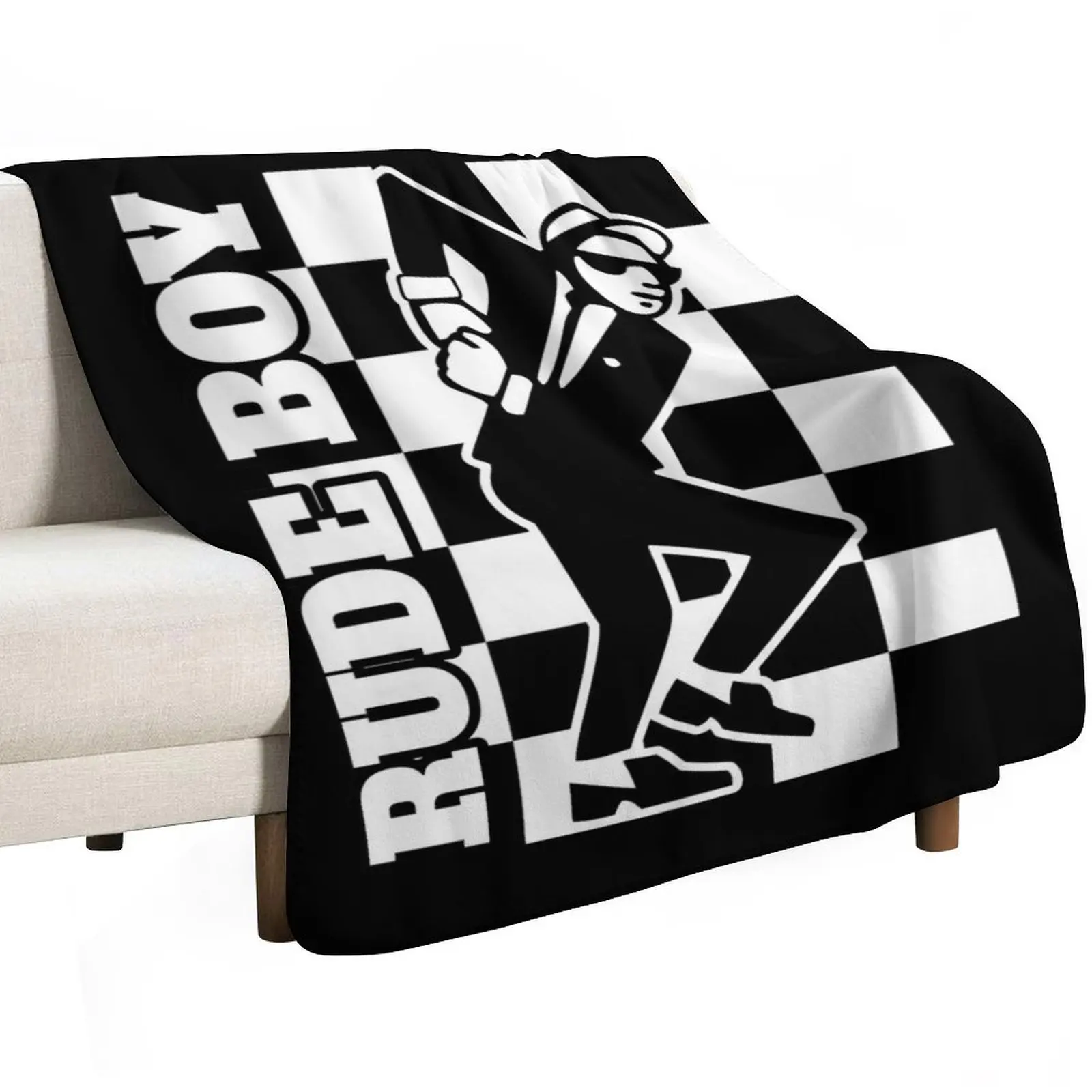 Rude Boy Throw Blanket Soft Plaid For Decorative Sofa Decorative Throw Retros Decorative Sofa for babies Blankets