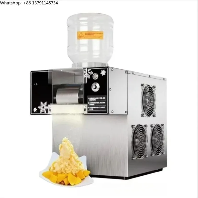 

70~150kg/24H Commercial Snowflake Ice Shaved Machine Milk Snow Ice Machine Bingsu Maker for Snack Bar Ice Cream Shop