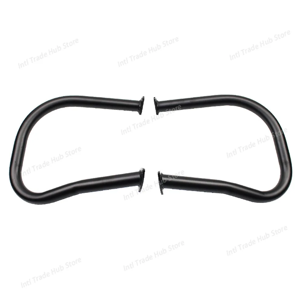 For Indian Chief Vintage Chieftain 14-19 Black/ Chrome Motorcycle Saddle Bag Guard Crash Bar Protective Device