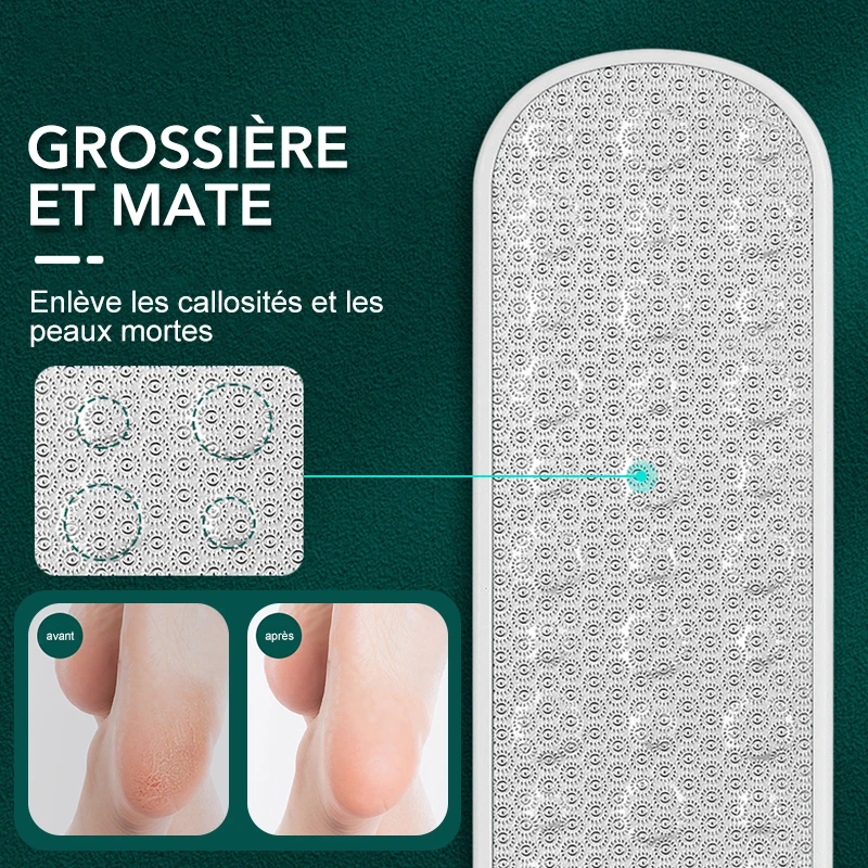 1Pcs Pedicure Tools Professional Foot Rasp Scrubber With Nail Clipper Double-Sided Dead Skin Remover File For Feet Care Spa Tool