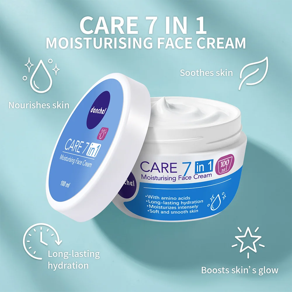 Multi Effect Facial Cream Day Night Moisturizer Strengthen Skin Barrier Calm Redness Improve Dull Suitable For All Seasons