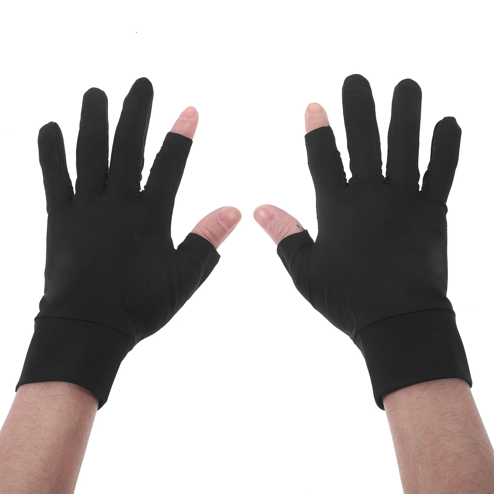 

1 Pair Breathable Quick-Dry Sports Gloves Wear-Resistant Fitness Gloves For Riding Jogging Hiking Fishing Sun-Proof Hand