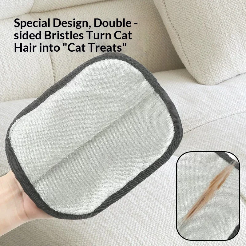 Electrostatic Pet Hair Removal Glove Reusable Grooming Mitt Efficient Fur Remover for Dogs Cats Sofa Household Cleaning Supplies