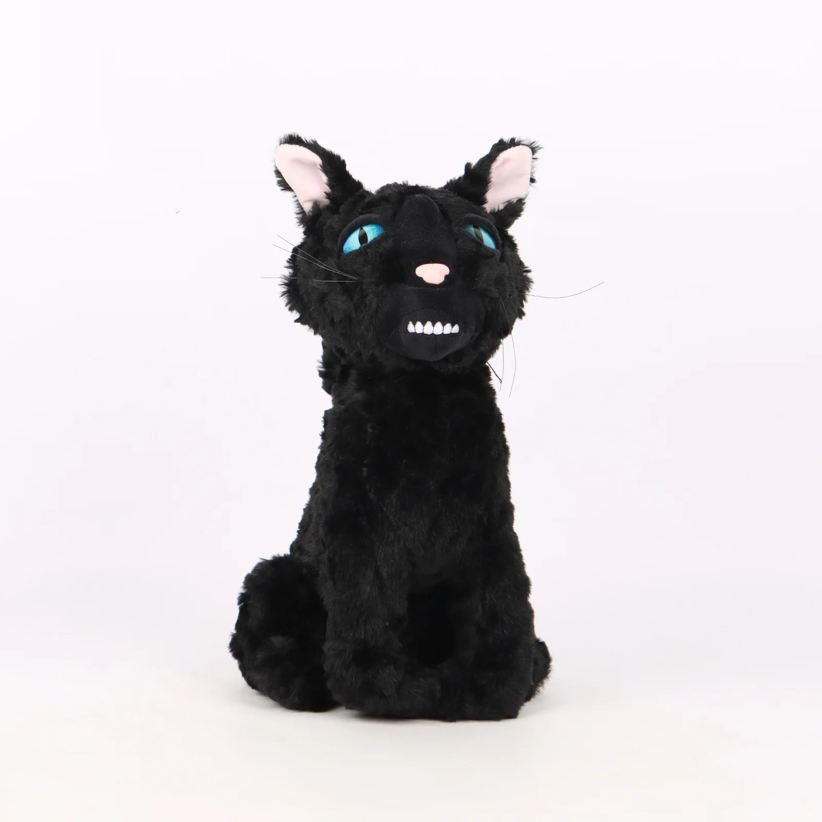 Hot 35cm The New Coraline Of Ansbach Blue-eyed Black Cat Plush Toys Animal For Your Friends Funny Gift a Gift for Anime lovers