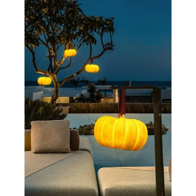 Outdoor light waterproof courtyard landscape garden villa terrace outdoor portable jack-o'-lantern atmosphere solar lawn light