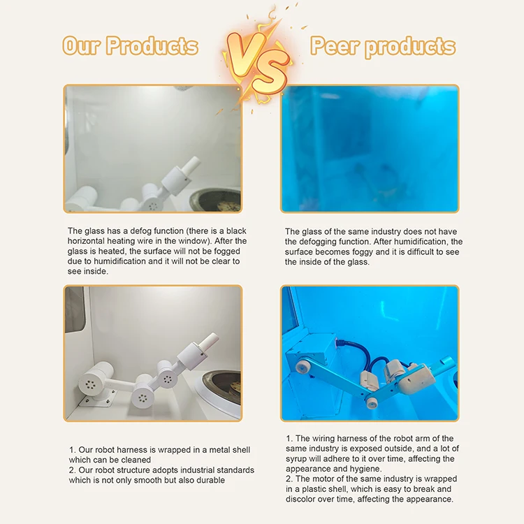 2025 New Cotton Candy Machine Fully Automatic Cotton Candy Vending Machine Mechanical Arm Cotton Candy Machine