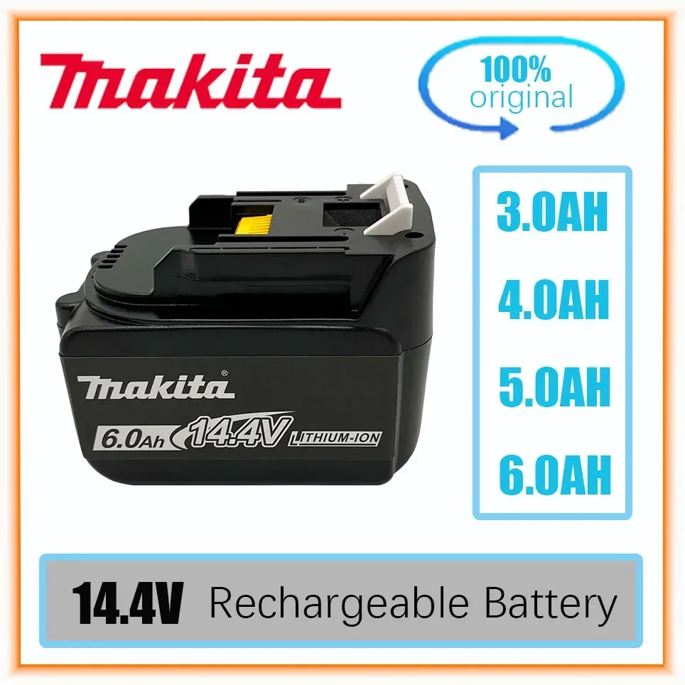 

Аккумулятор Makita 14,4 Ач 196875 Ач 194558 Ач 195444 Ач в с индикатором яркости для BL1430 BL1415 BL1440-4-0-8