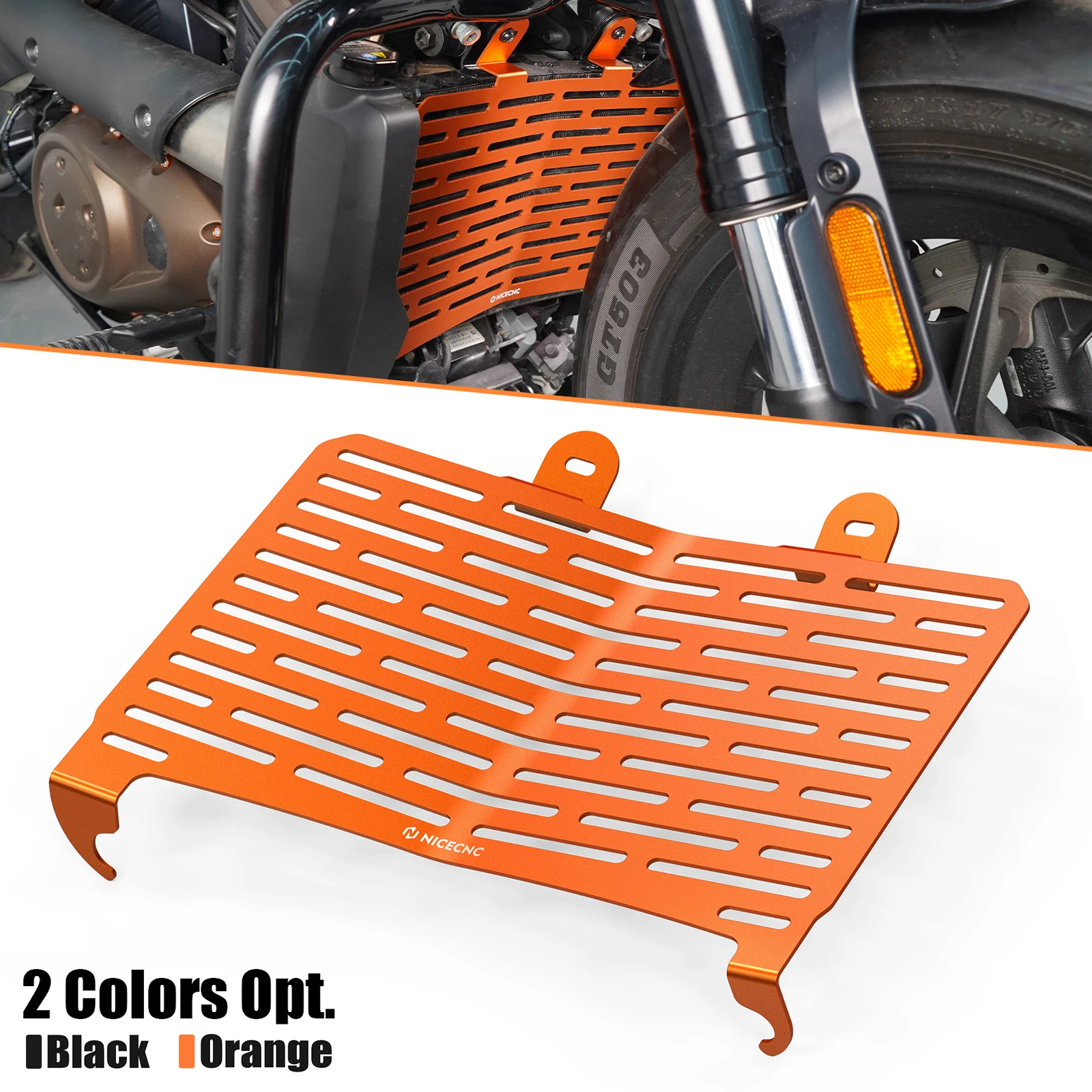 

Motorcycle Radiator Protector Grille Radiator Guard Cover for Harley Sportster S SportsterS RH1250S 2021 2022 2023 2024