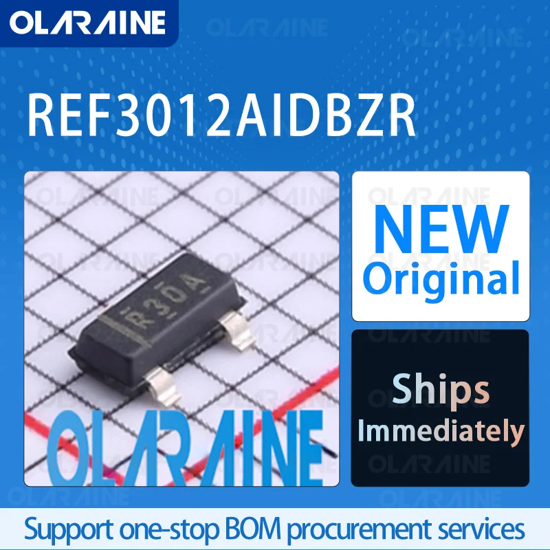 

10/50/100Pcs REF3012AIDBZR SOT-23-3 original ic chip The reference voltage is 1.25 V RoHS Initial Accuracy 0.2 %