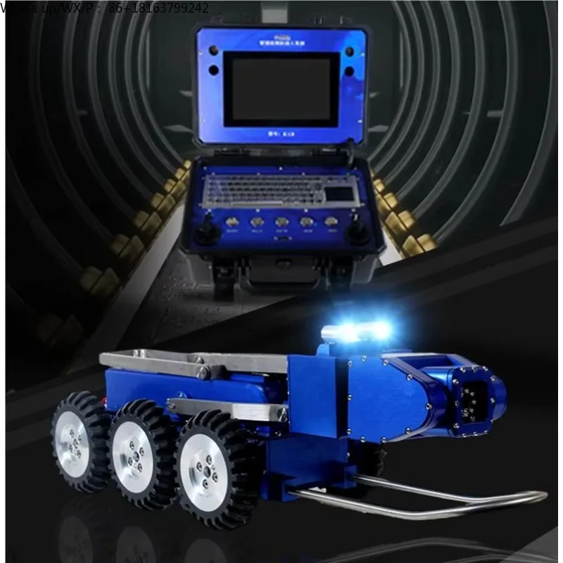 K20 CCTV فحص أنابيب الصرف الصحي Ro bot - رؤية ليلية، تخزين بطاقة SD، عصر كاميرا الزاحف للصيانة #1