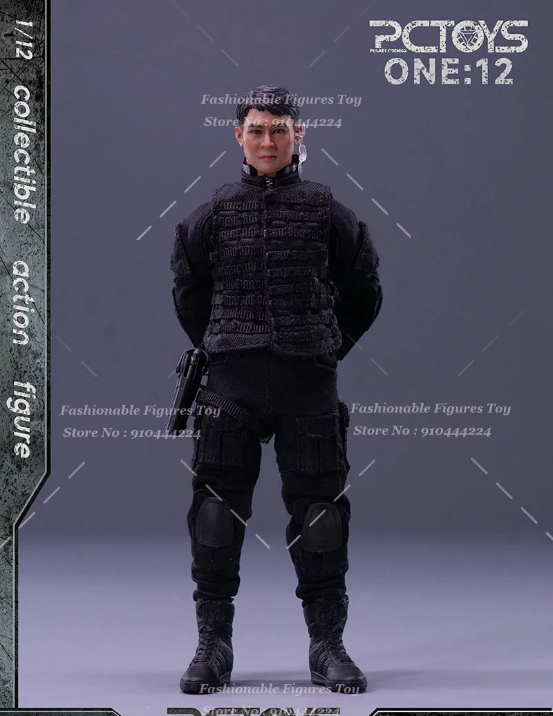 PCTOYS-Soldado Lee Christmas Jet Li Agente Conjunto Completo Bonecas de Combate Militar, Action Figure Model Collection, 6 ", PC028, PC027, 1:12