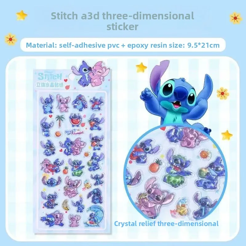 Disney Zootopia 3D Embossed Transparent Stickers Anime Merchandise Vibrant Colors High Quality Design Reward Sticker Kawaii Gift