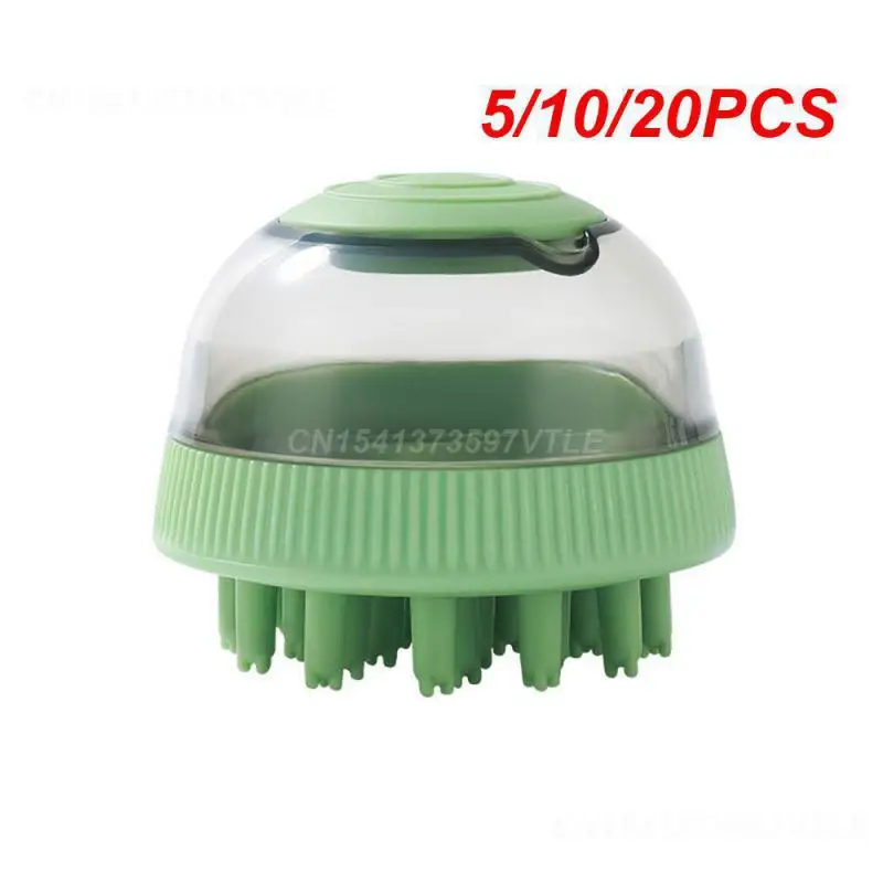 5/10/20PCS Dog Massage Brush Non-slip Take Bath Two-in-one Fashion Pet Supplies Pet Bath Brush Space Capsule Shape Massage