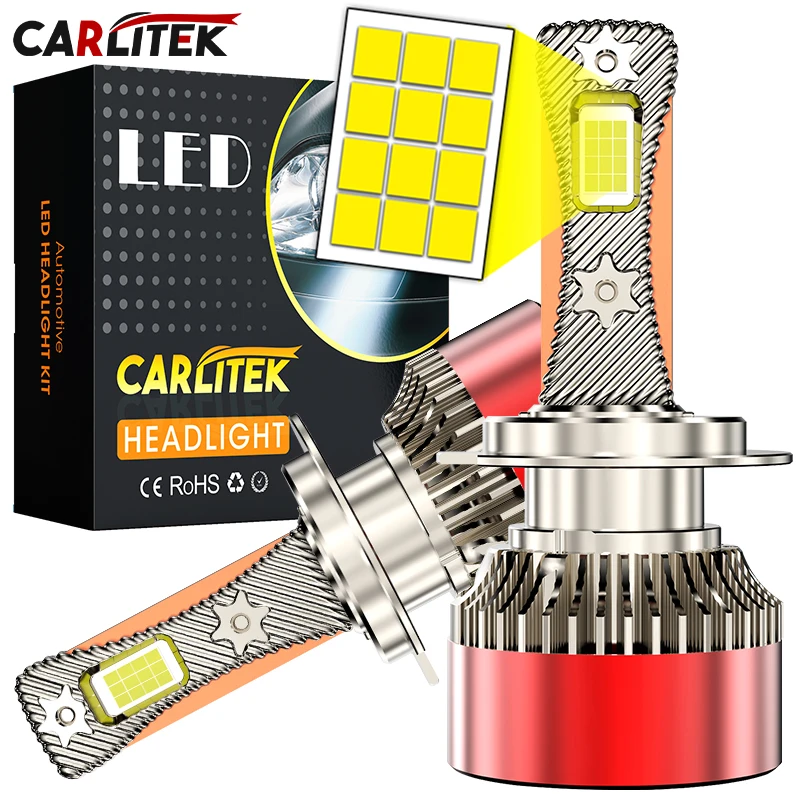 

H7 Led Headlight 7585 CSP H4 H1 9005 HB3 9006 HB4 9012 H3 Car Bulb 6000K White H11 Super Brightness Fog Light Fits 99% Car 6000K