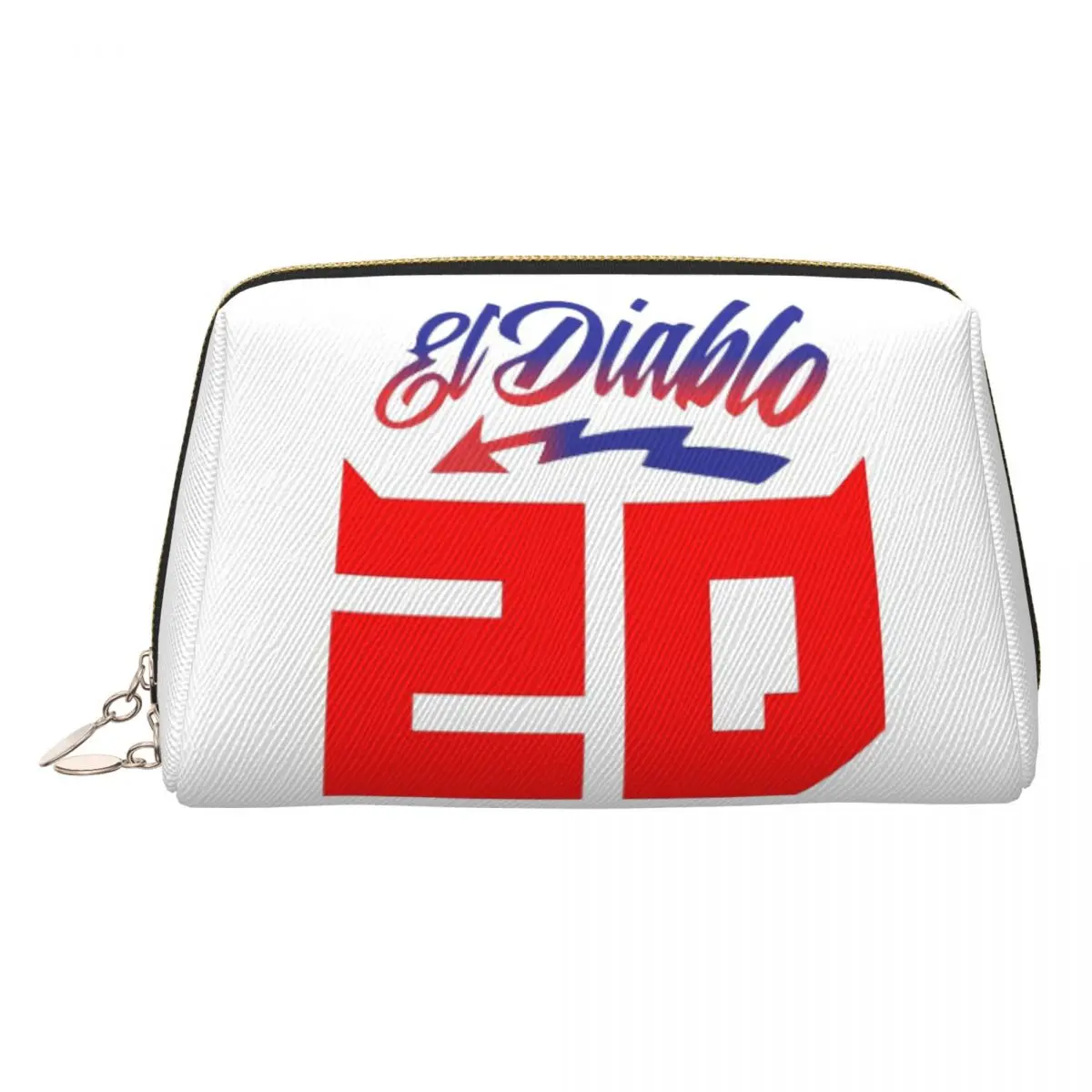 

Fabio Quartararo El Diablo Number 20 Women Cosmetic Bags Travel Makeup Organizer Pouch Toiletry Storage Dopp Kit Box