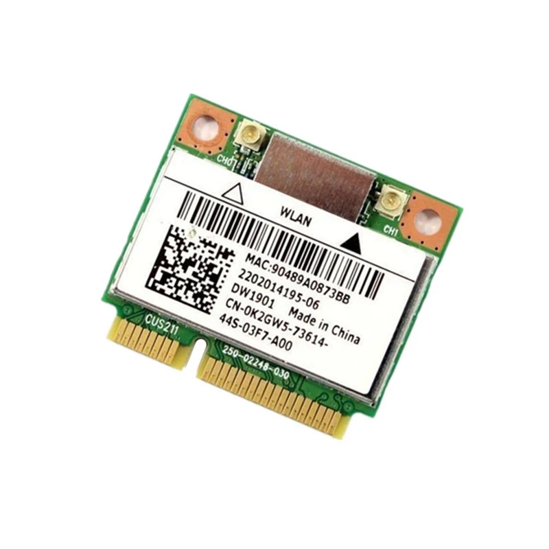 การ์ดเครือข่ายไร้สาย AR5B22 802.11A /b/g/n PCI-E WLAN 2.4G/5GHz 4.0 Wi-Fi การ์ดเครือข่ายไร้สาย Bluetooth4.0