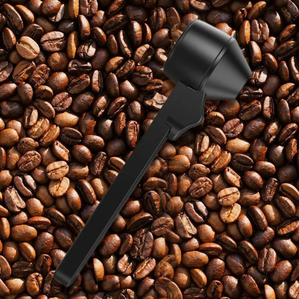 Adjustable Slide Coffee Scoop Leakproof 2-in-1 Function Protein Powder Spoon Portable Coffee Measuring Tool Camping