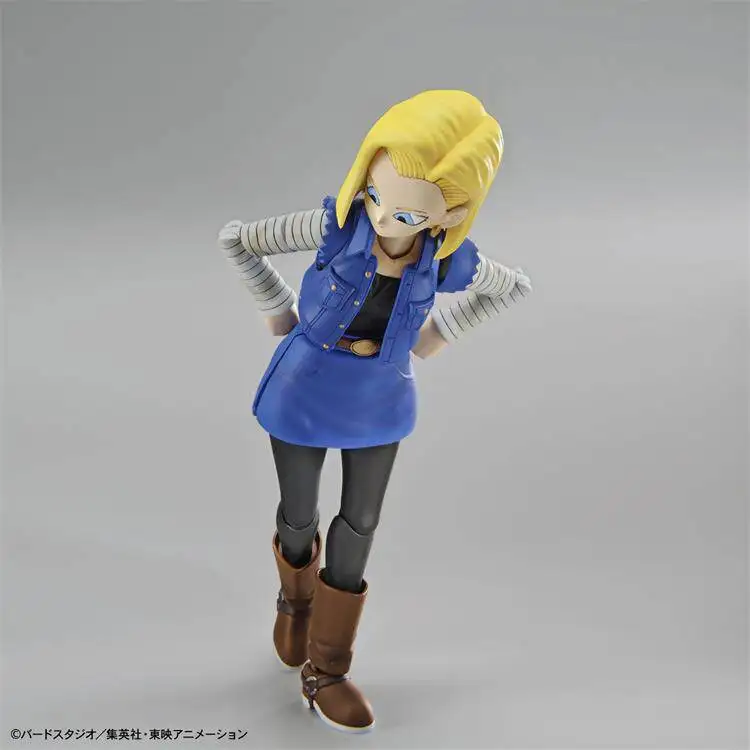 BANDAI Figure-rise Standard Dragon Ball Z Android 18 Plastic Model Kit 15.5cm In Stock Fast Shipping view 2