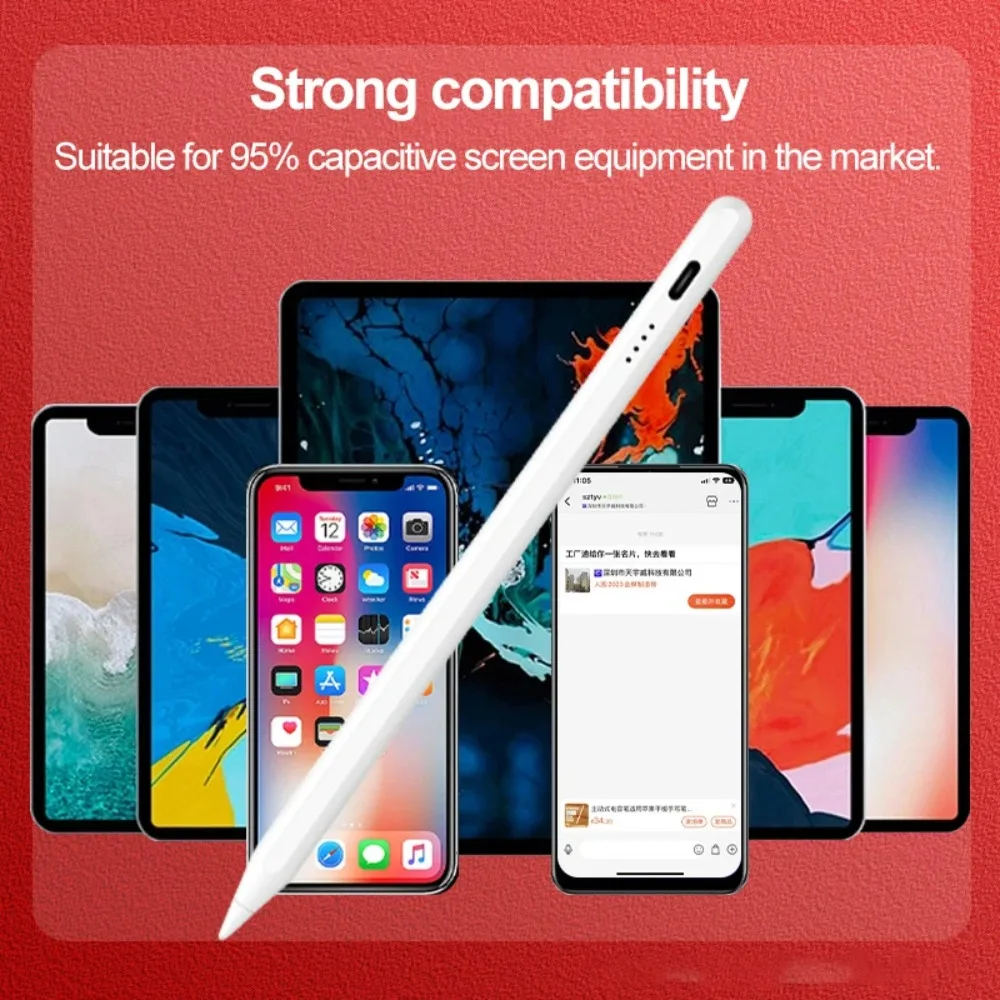 

Стилус для Apple Pencil iPad Pro 13 11 M4 12,9 Сенсорная ручка для экрана iPad 10th 10.9 Air 5 4 Mini 6 7 Аксессуары для планшетных ручек