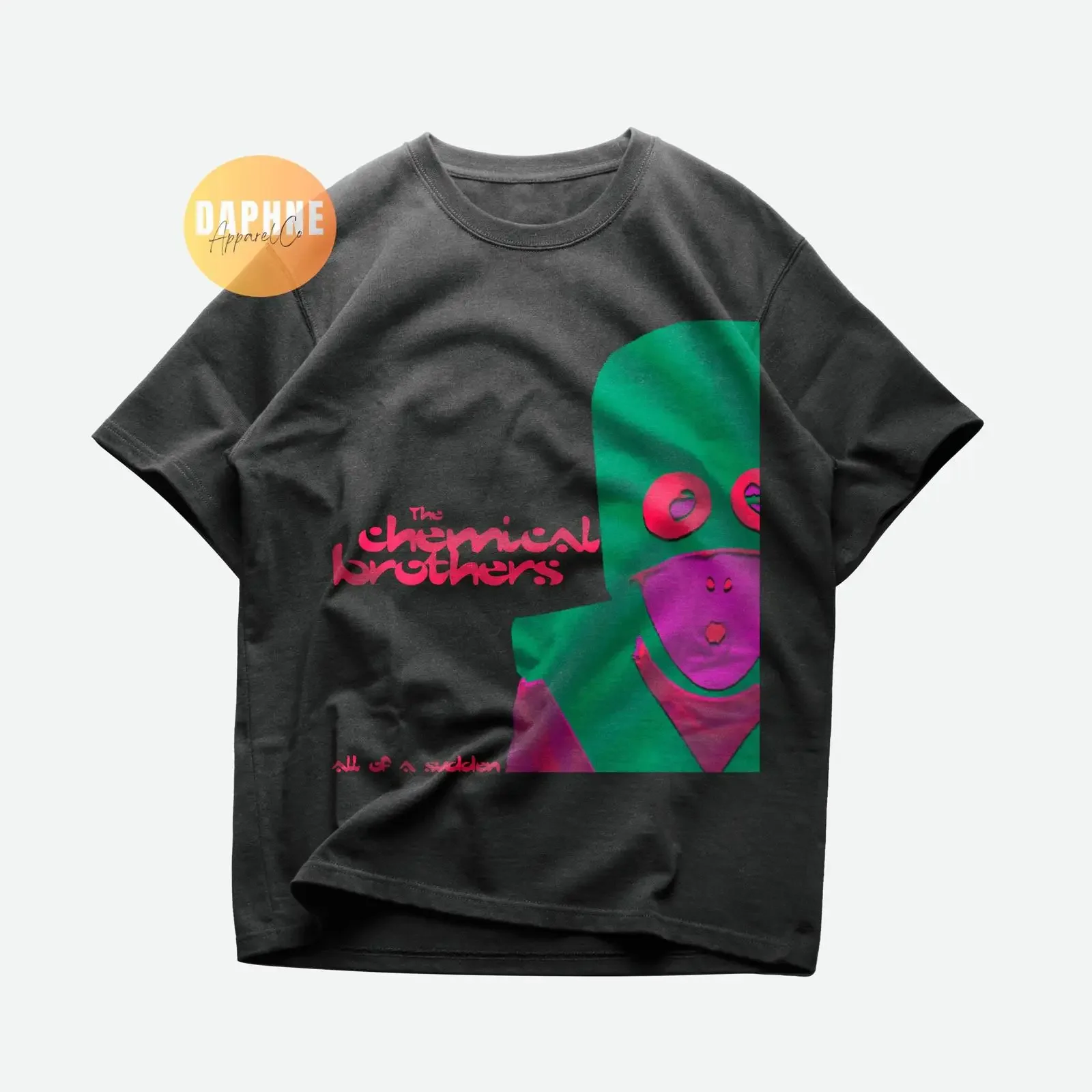 The Chemical Brothers amp 39 All Of A Sudden Album Cover T Shirt vintage Washed graphic designer clothes Stretched Casual