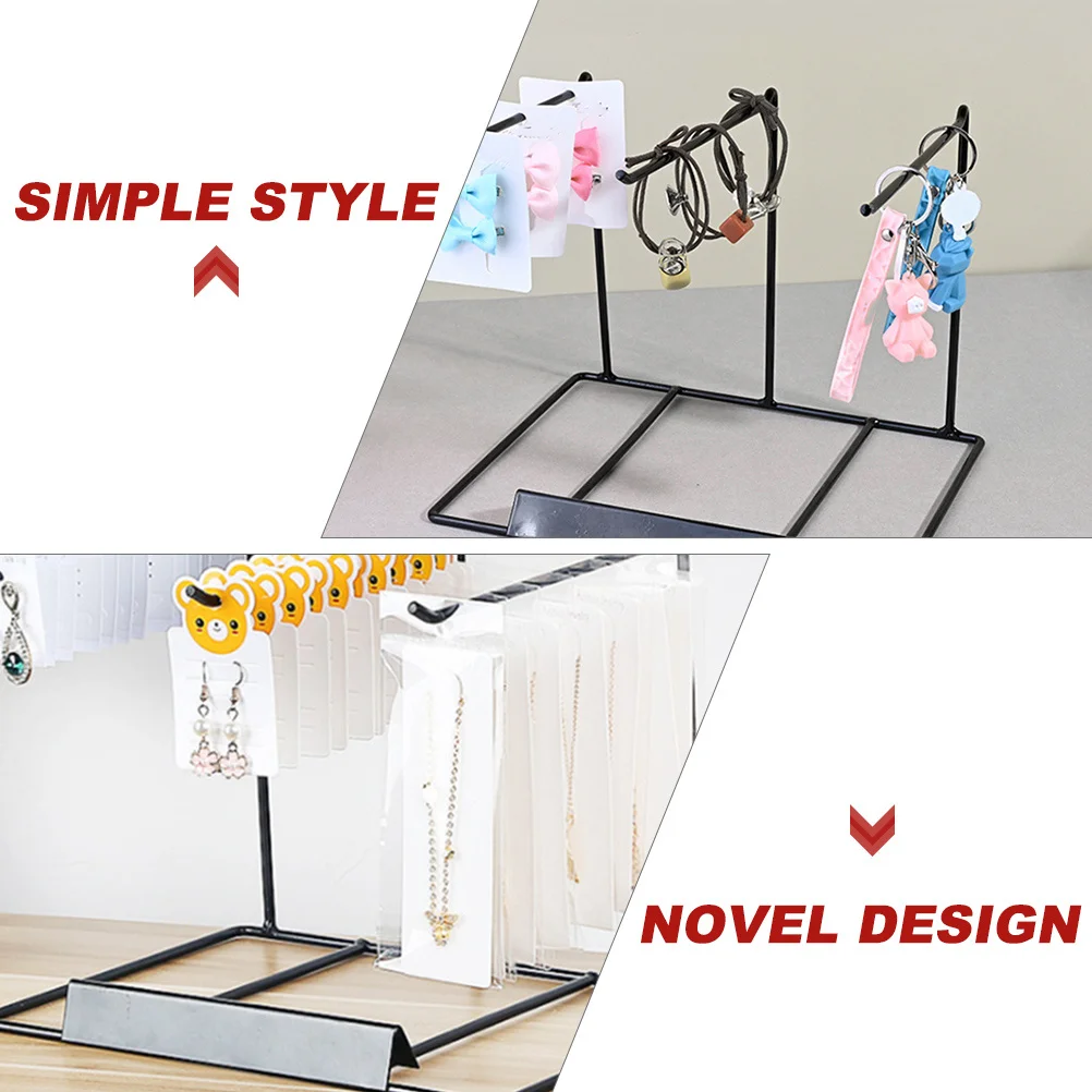 

Metal Bracket Earring Stand Jewelry Necklace Holder Shelf Display Organizer Iron Bracelet