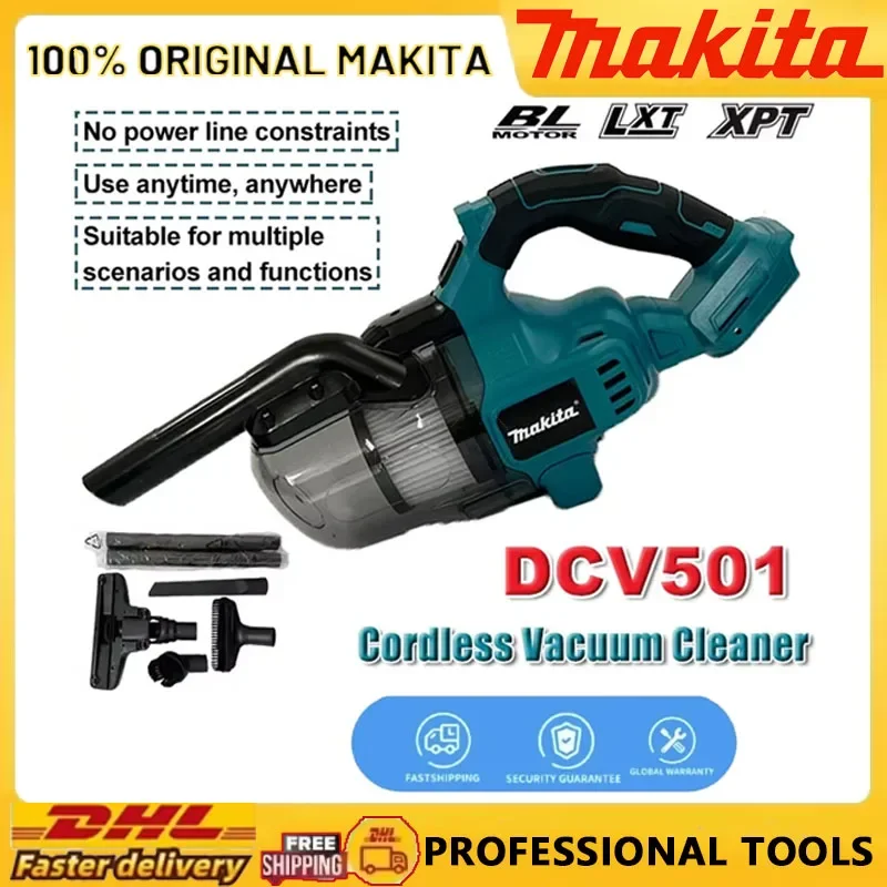 

Makita Cleaner Household Power Tools FitCar DCV501 Cordless Handheld Vacuum Cleaner Portable Brushless Vehicle Mounted Floor