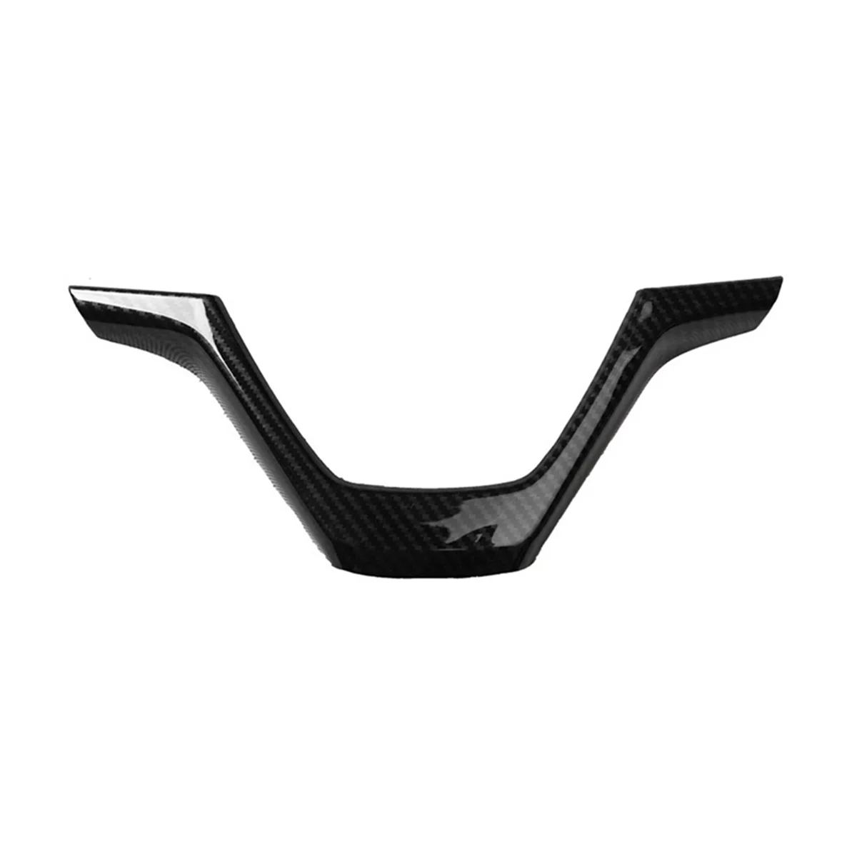 Car Carbon Fiber Steering Wheel Panel Cover Trim Decoration Frame Sticker for BMW X5 X6 F15 F16 2014-2019