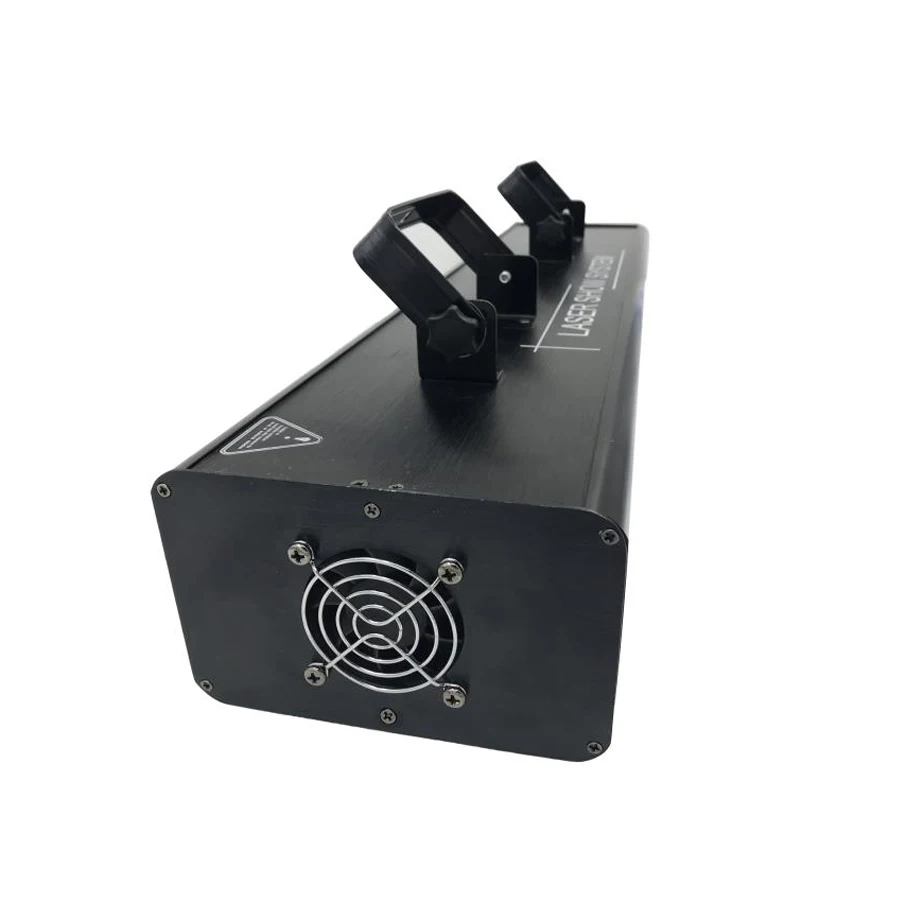 جهاز عرض ليزر DMX مع 4 عدسات ، ضوء ديسكو للمسرح ، شعاع RGBY ، تأثير ضوء DJ #4