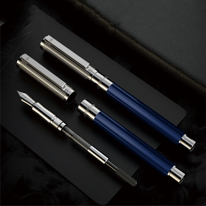 Imagem -04 - Darb-luxury Fountain Pen Chapeada com Chapeamento de Ouro 24k Alta Qualidade Business Office Metal Canetas Clássicas Presente