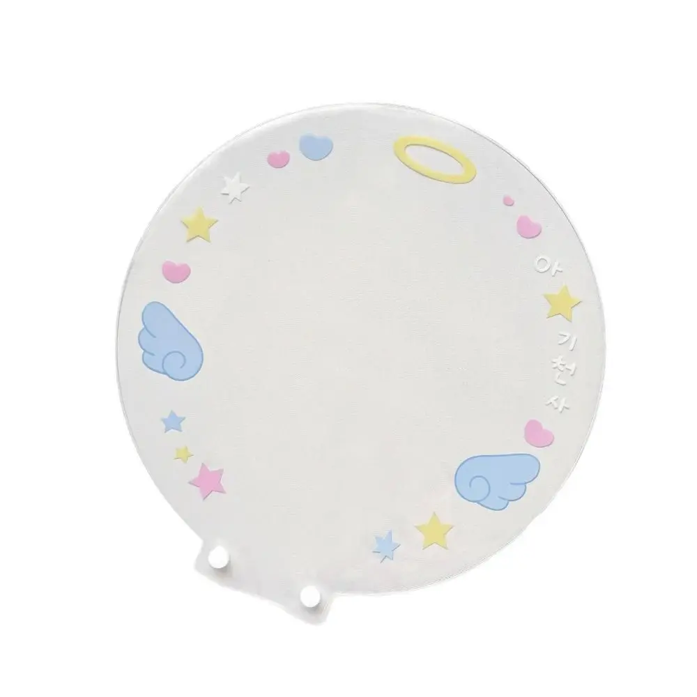 Kawaii PVC Picket Fan Cover Portable Dustproof Uchiwa Fan Sleeve Clear Hand Fan Protector Cover Idol Concert Fans