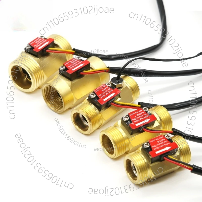 YF-B10  1 Inch 58mm  Water Diesel Flow Sensor, Brass DN25 Effect Turbine Flow Meter
