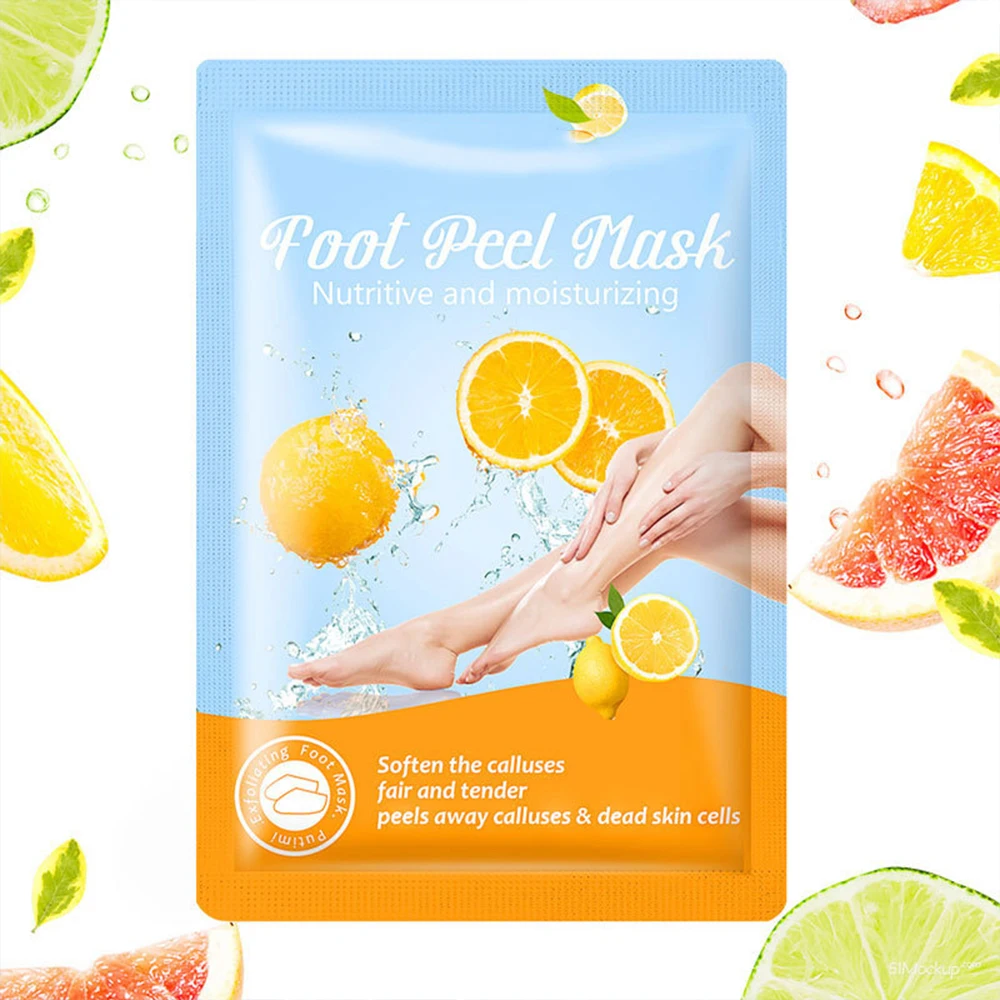 Exfoliating Foot Mask Foot SPA Pedicure Smooth Dead Skin Remover Moisturizing Whitening Foot Mask Anti Cracked Foot Skin Care