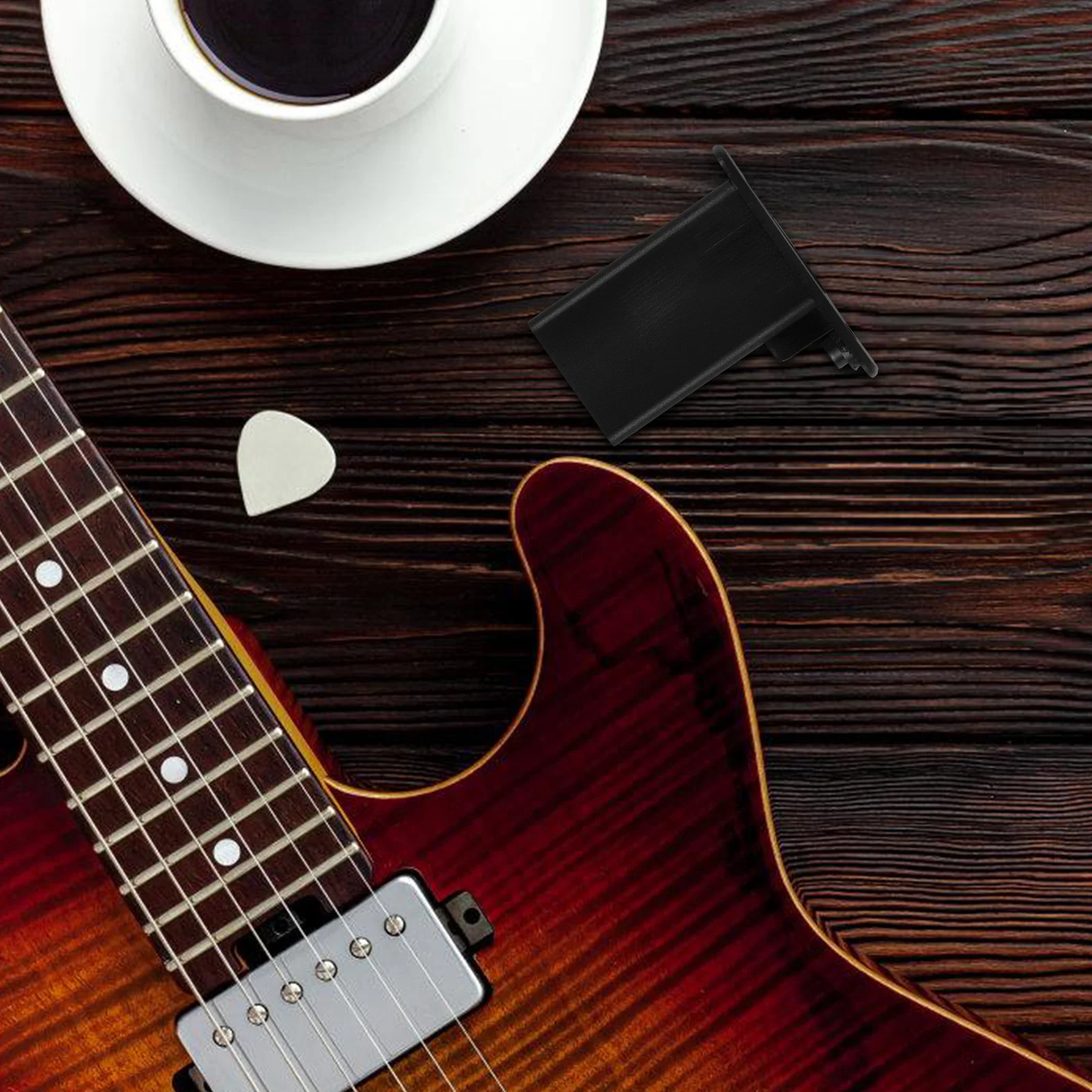 

Guitar Bass 9V Box Case Holder Accessories Plastic Storage Simple Design Reliable Performance Portable