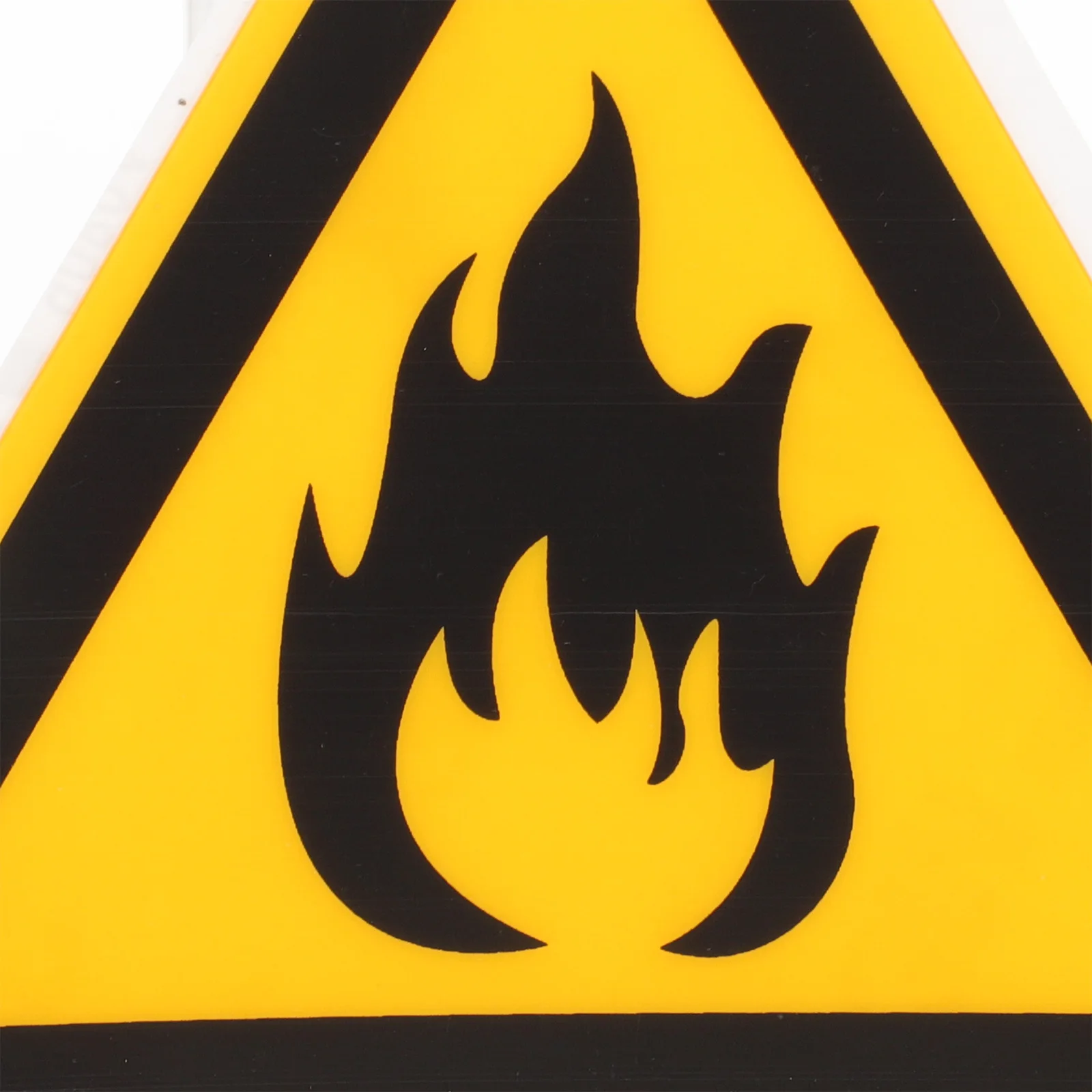Warning Sign Fire Safety Label Pet Adhesive Decal For Factory School Public Places