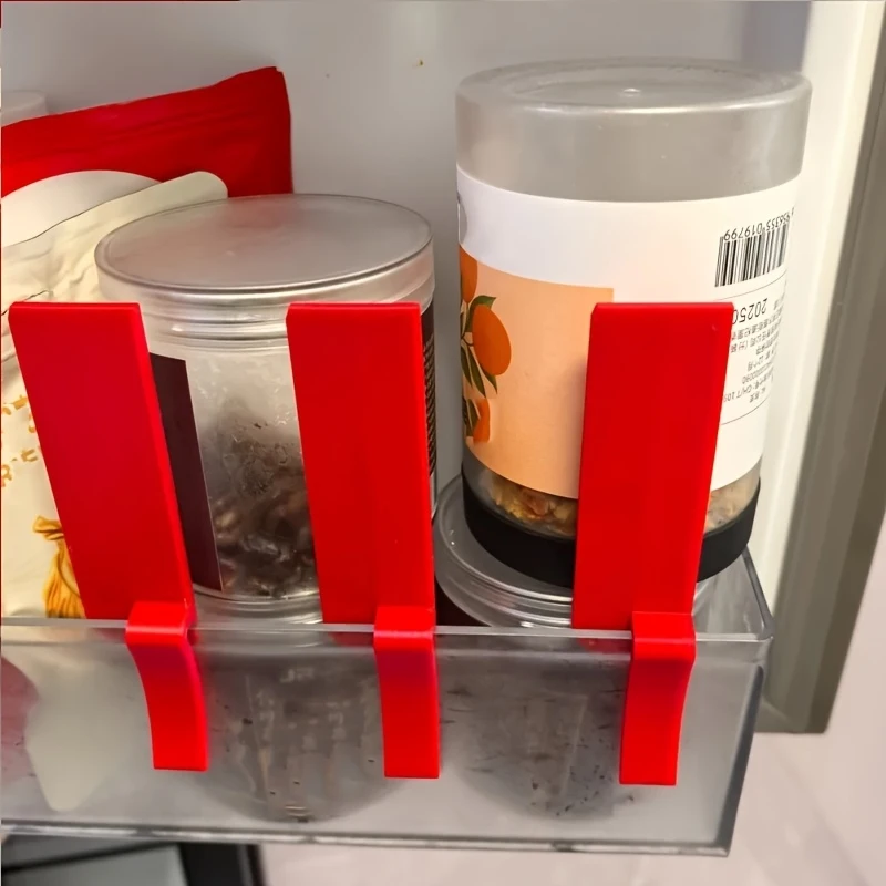 1 Clip-on Refrigerator Anti-Tip Panel – Prevent the Bottle from Falling, Can Be Used in RVs, Durable