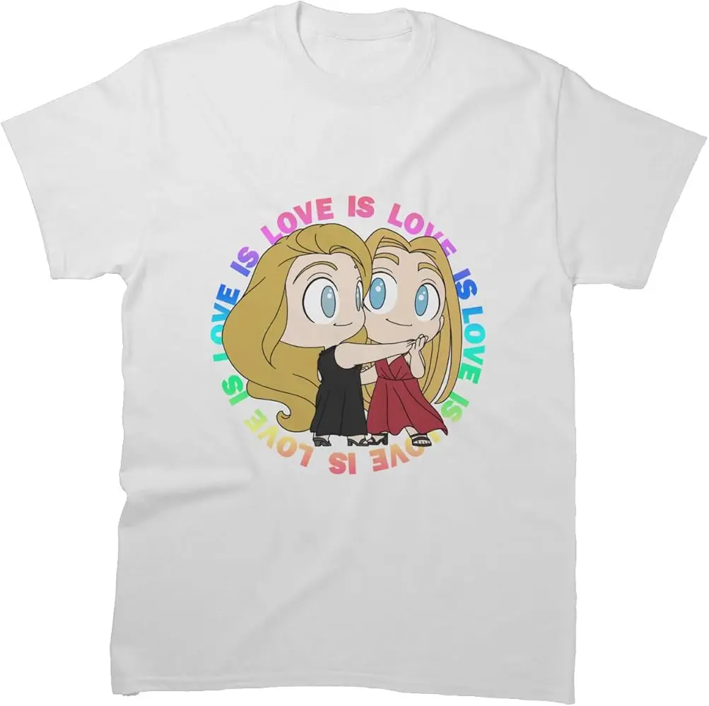 

Футболка унисекс с надписью Love Sleeve Is Tee Pride Cool 2024 Friends Avalance, хлопковая Футболка для дня рождения на Рождество, праздники, разные цвета