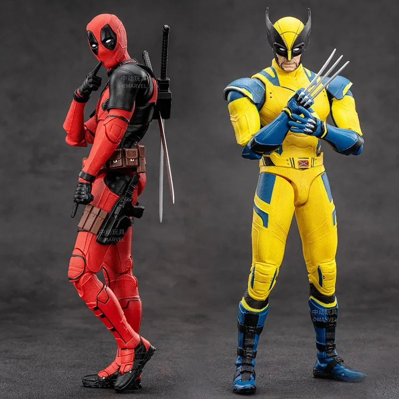 2024 film Deadpool Wolverine Action Figure Toy Dead Pool 3 Figure Model Doll Statue Kit Collection regali di natale per bambini