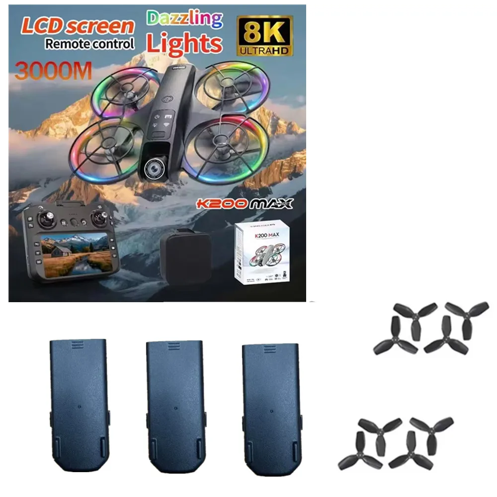 

K200 MAX Батарея для дрона 3,7 В 1200 мАч/K200 MAX Запчасти для дрона K200 MAX Оригинальные аксессуары для дрона Лопасть пропеллера ﻿