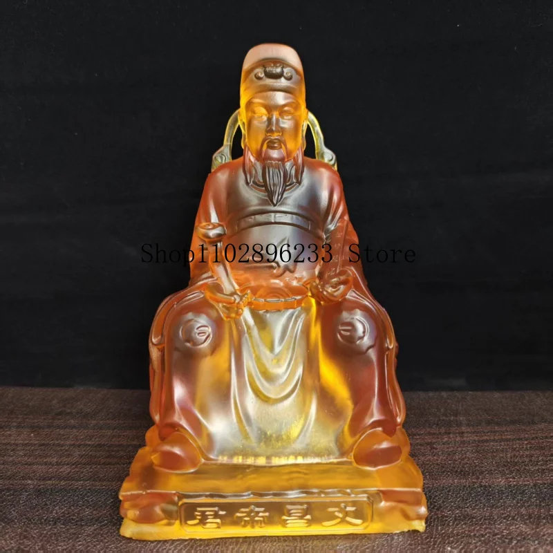 Wenchang Emperor statue ornament Wenchang Star Wholesale of water-glass Buddha statues for home, study, and living room decorati