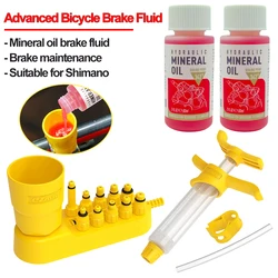 High Performance Bicycle Brake Mineral Oil - 60 Ml/2 Oz - for Shimano and Tektro Hydraulic Brake System Oil Fill Tool Kit