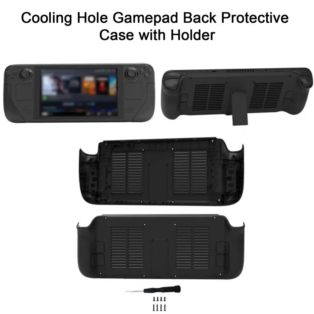 Game Console Case  Convenient Tight Fit ABS  Heat Dissipation Design Dustproof Game Console Cover with Holder