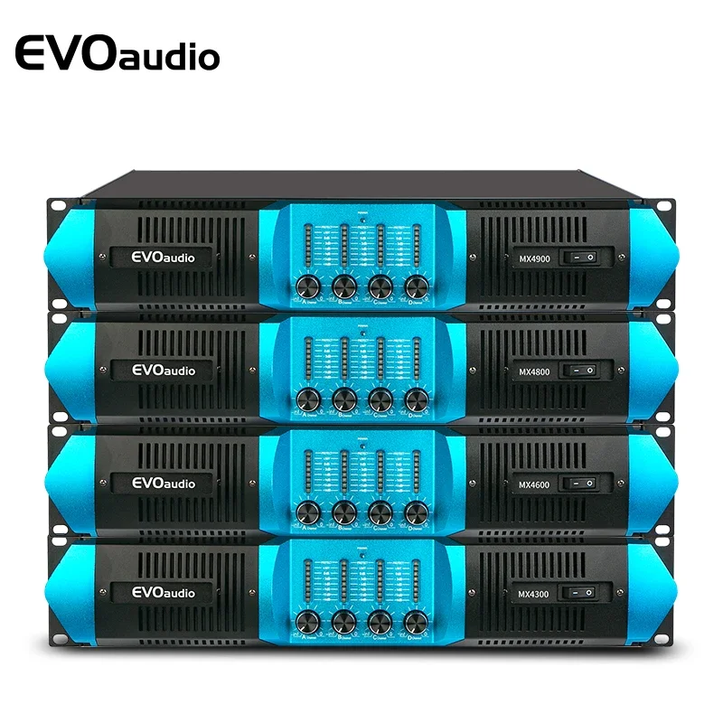 

EVOaudio Professional 2U 4 Channels Audio Power Amplifiers For KTV Subwoofers Sound Equipment