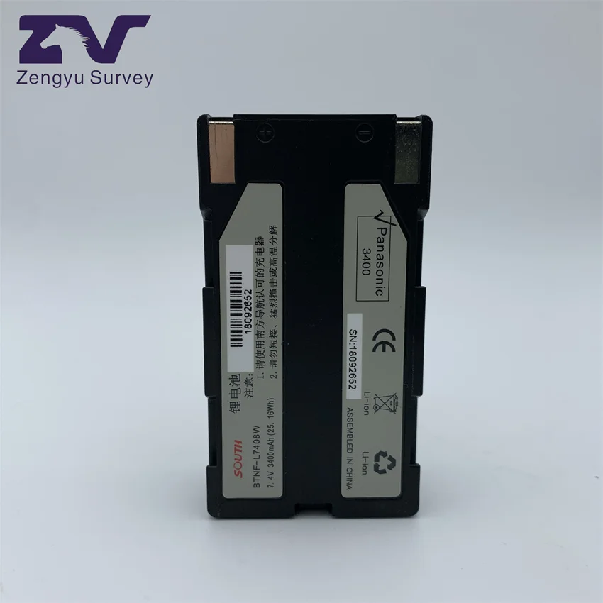 

Zengyu South Kolida RUIDE BTNF-L7408W 7.4V 3400mAh Li-ion Battery for SOUTH 9600 S82 Series GPS S82-T GNSS