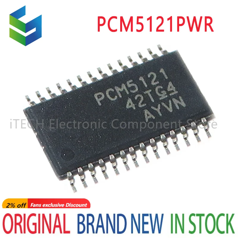 5pcs/lot PCM5121PWR PCM5121 TSSOP-28 100% Original Brand New