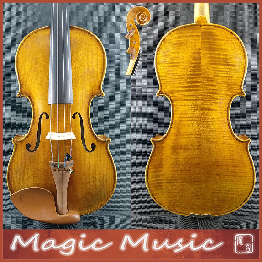 50 Years Old Spruce The Harrison Model Amati Viola Size 15 inch #3225 Professional Handmade Oil Antiqued Varnish