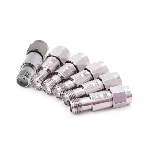 2W SMA Fixed Coaxial Attenuator DC-6GHz/8GHz RF Signal Reducing Connector 3DB/6DB/10DB/20DB/30DB/40DB Electronic Test Accessory