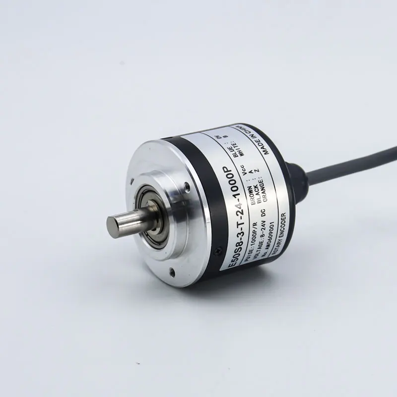 

Optical rotary encoder E50S8 NPN Photoelectric Incremental Rotary Encoder DC 5V 24V open collector output