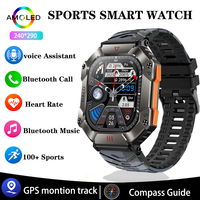 Xiaomi Mijia GPS Tracker Smartwatch Men 2.0'' Bluetooth Call Sport Fitness Men's Watches Voice Assistant Compass 650mAh Bracelet